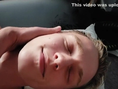 Ticklish teen 18+ slicked in oil and squirming