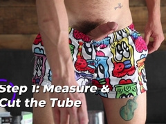 Gaymale Adult Movie Star Got Pleasured By A Homemade Design Fuck Stick