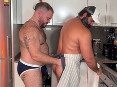 Muscle bear daddy, british daddy, hairy muscle