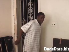 Poor chap throats three peckers and get nailed in the ass hardcore