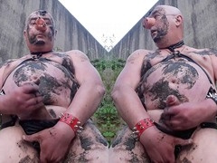 Chubby gay pig, gay pig outdoor, chubby public