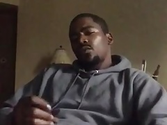 Thick Black Cock Cumming a Nice Load