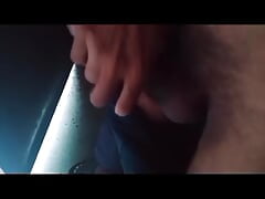 Indian boy masturbates in vigorous penis