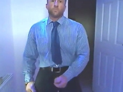 Big-Cock Daddy Tries on His New Suit