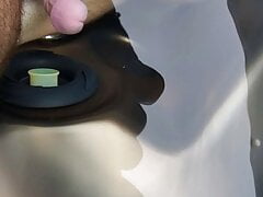 Hot tub jet cum