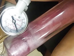 Horny pumped cock