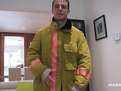 Maskurbate - Stripper Hunk Shows Off His Huge Uncut Dick