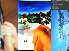 Cum Tribute to Rindo & Kitsumei (Elin Tera Online)