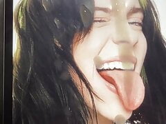 Covering Billie in sperm