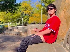 Jacking off, latino, big dick