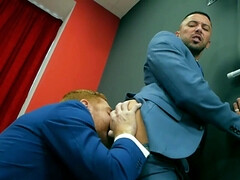 Office activities for the horny Leander and Shane Jackson