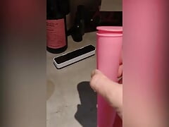 Frozen iced piss is a refreshing treat up the hole