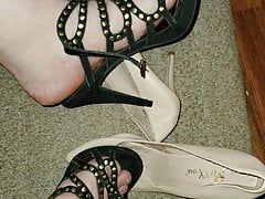 Fun with net friends wife's shoes