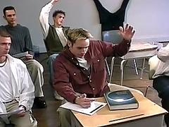 Naughty Twinks Enjoy Banging in the Classroom