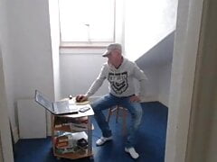 tommylads dad pulls his cock out and wanks