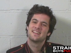 Nasty amateur brunette loves to blow this two big cocks