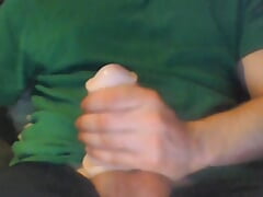 Masturbating with Condom and Fleshlight