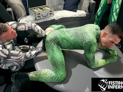 Heros Chained & Fisted By Hunk Villain With Brian Bonds And Ethan Sinns