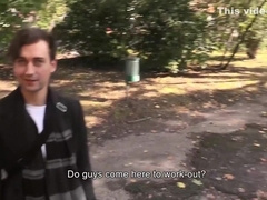 565 - Guy Offers A Load Of Cash To Brown Haired Twink To Get Him To Suck His Big Cock