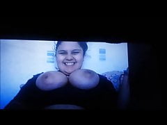 Cumming For Happy Smiling Masturbator's Big Tits SoP Tribute