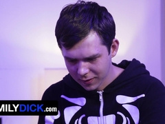 “Ouija Drill My Arse?” Step Dad Comforts Funked Step Sonnie ~ FamilyDick Halloween Sensational