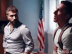 Twink Tristan Hunter facialized after hardcore doggystle fuc