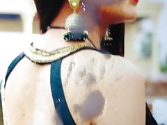 Cumtribute bhojpuri monalisa cum covered in bulls semen