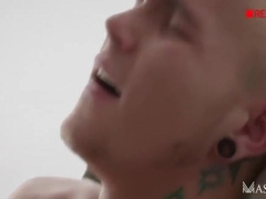 Incredible Xxx Scene Homosexual Tattoo Check Show - Logan Moore And Scott Miller