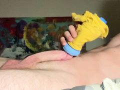 Homemade Fleshlight No Hands Cum