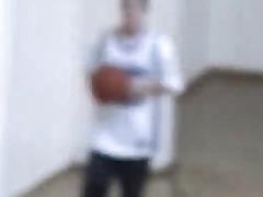 Sexy Naked Young Guys Playing Basketball