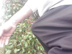 I have a hard-on under my jogging