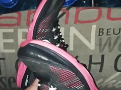 Cum on coworker girl sneaker Nike
