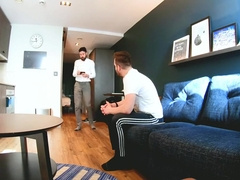 Gay-for-pay Threatens Straight Man To Getting His Hole Bred