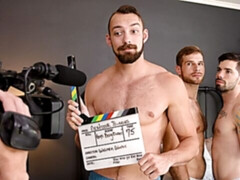 Cameraman Ryan Jordan fucks Julian Brady and David Skylar