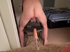 Fucking Machine Fills Twinks Sloppy Hole