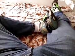 Fazendo sexo com o tenis Nike Air Max