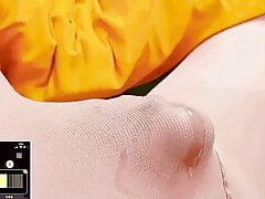pantyhose estim cum