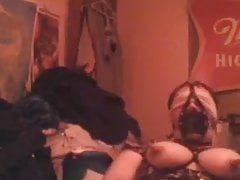 Sissy self bondage