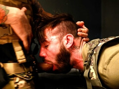 Brutal anal makes male slave lose his mind and fall exhausted