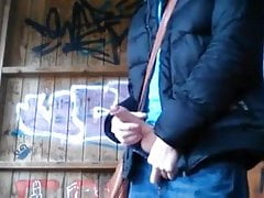 German Wanking in the Park