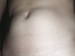 Muscular young's boy teasing show