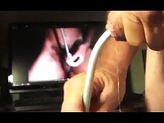 transgender travesti sounding urethral dildo 126