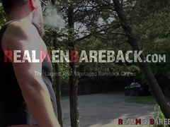 Hung daddy Ash Recker eats twink Zacc Andrews asshole before breeding him
