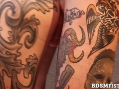Ryan Sebastian destroys Matt Coven hole switching between dick and fist