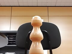 Anal starting the session 063 with the 3 step plug.  20220819