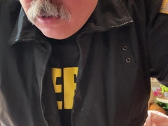 Senior Grumpy Sheriff Orders You to Pound His XXL Cherry Backside