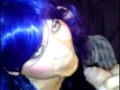 Amateur CD pee gulp and facial cumshot