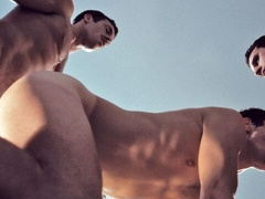 Colby Taylor having MMM fun with Kevin Miles and Jake Andrews