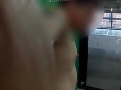 Risky dares outdoor parking garage