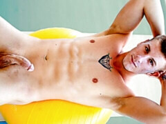 Horny Brendon Scott in a fitness-themed fucking movie